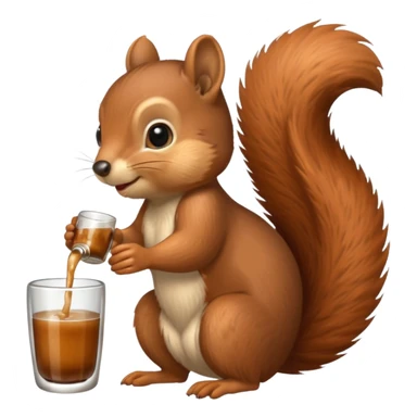 Ardilla tomando 🧉  sticker