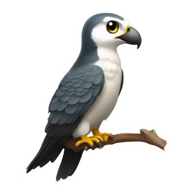 Halcón peregrino universitario  sticker