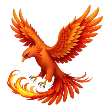 Phoenix rising sticker