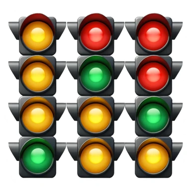 Traffic lights image sticker