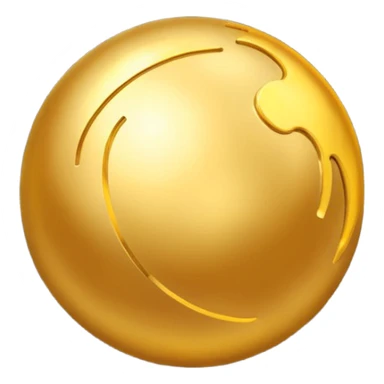 golden planet  sticker