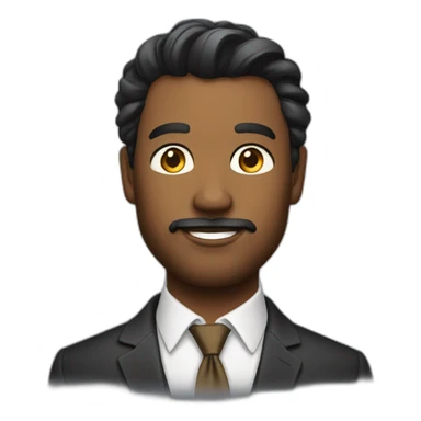 Rich and handsome man sticker