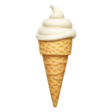 vanilla ice cream in a  sticker