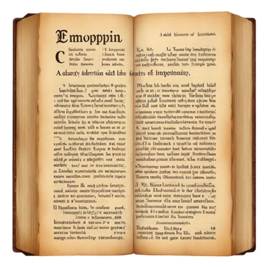 Dictionary page with definition sticker