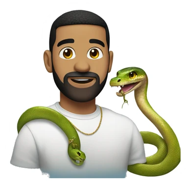 drake with a snake sticker