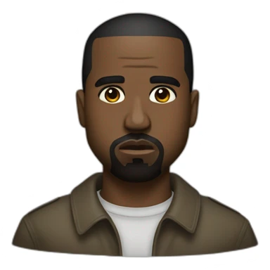 kanye west but eh's not nazi sticker