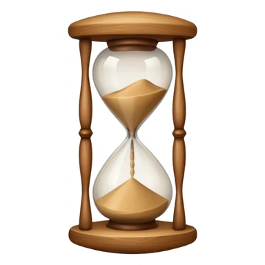 hourglass sticker
