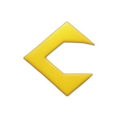 yellow right arrow sticker