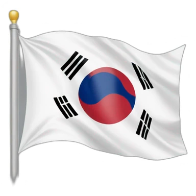 South Korea flag sticker