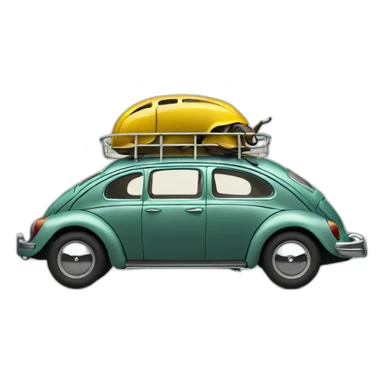 The-Beetles-in-a-car sticker