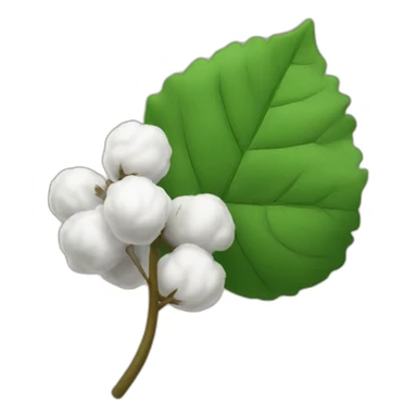 cotton plant sticker