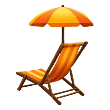 Beach sunset yellow and orange  sticker