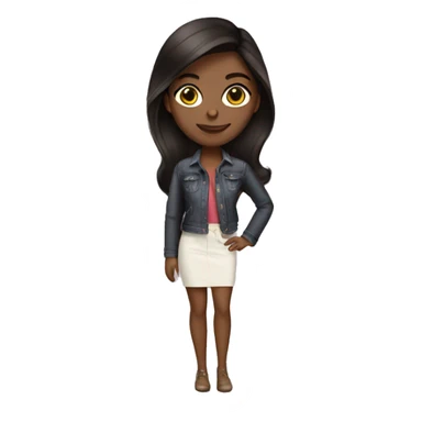 Brunette fashion designer  sticker