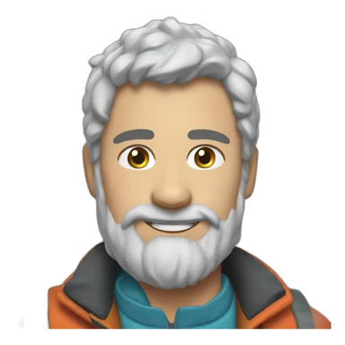 make an emoji of mount everest sticker