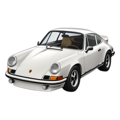 Porsche carrera rs 2.7 1973 sticker