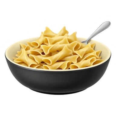 Farfalle pasta bowl, just pasta, no other items sticker