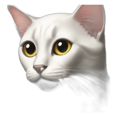 Chanel black cat sticker