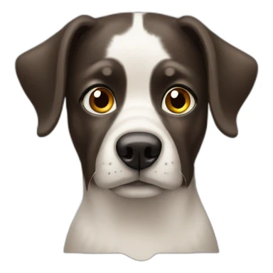 A dog made of eyes sticker