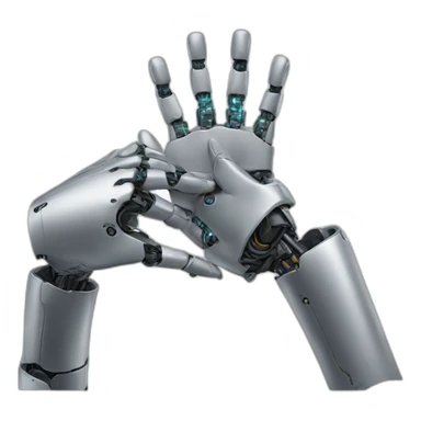 The human-robot handshake sticker