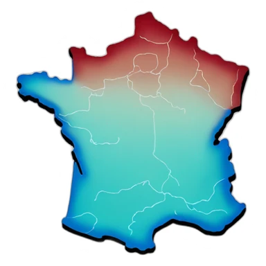France map sticker