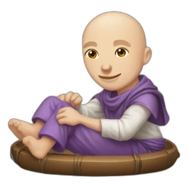 bald d&d player rolling a natural 20 sticker