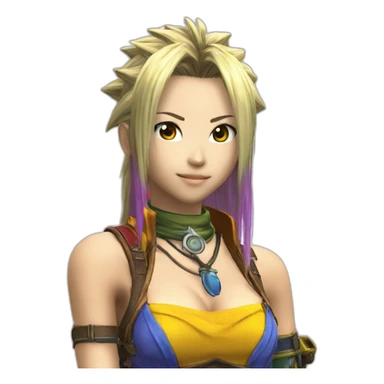 Rikku final fantasy x-2 sticker