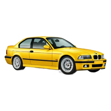 BMW e36 sticker