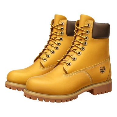 Сделай пару ботинок Timberland в классической расцветке sticker