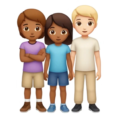 hermanos y una hermana sticker