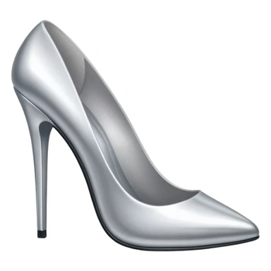 tacones plateadas sticker