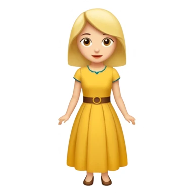 gözlük takan, dövmeli ve elinde kahve tutan, yaz kıyafetli bir kadın. kıyafeti sarı olsun sticker