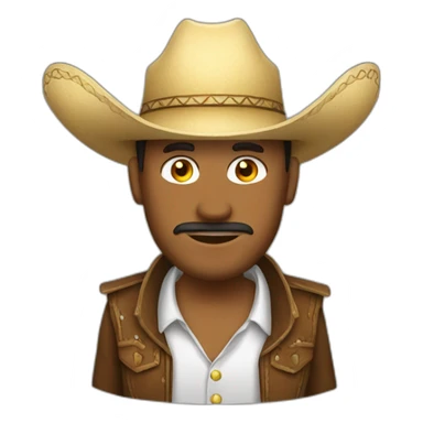 Sombrero de vaquero sticker