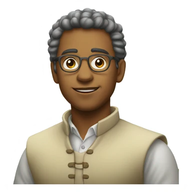 Oveja campo pastor joven sticker