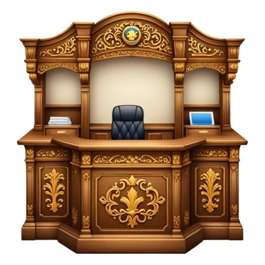 Front desk hotel sticker