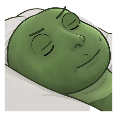 Hijabi sleeping  sticker