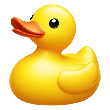 yellow rubber duck sticker