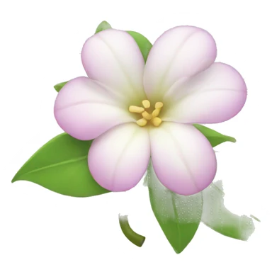 Apple Emoji of Jasmine's flowers  sticker