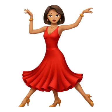 tango dancing woman emoji sticker