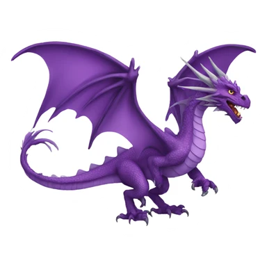 Fourth wing dragon with violet  sticker