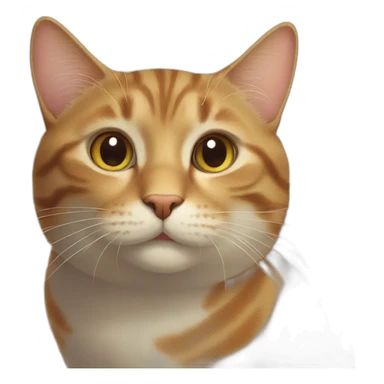 Thankful cat sticker