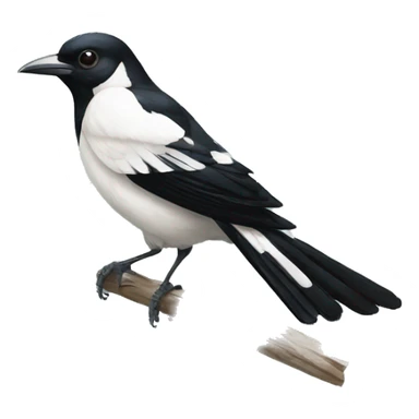 austraian magpie sticker