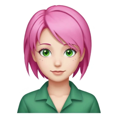 Mitsuri Kanroji, ultra détaillé, sourire narquois  sticker