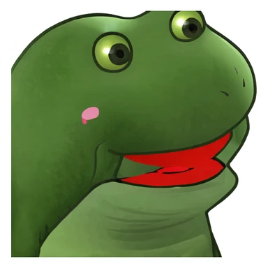 up in the sky smily face with redish eyes sticker