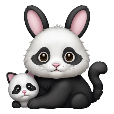 Cat,bunny,panda sticker