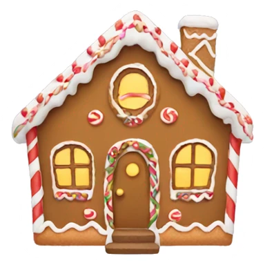 Gingerbread house sticker