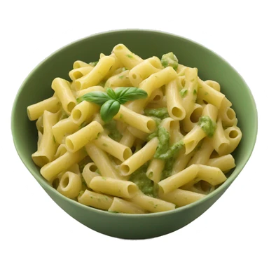 Pesto pasta in a bowl sticker