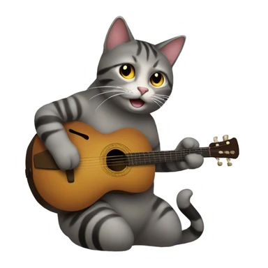 gato escuchando musica sticker