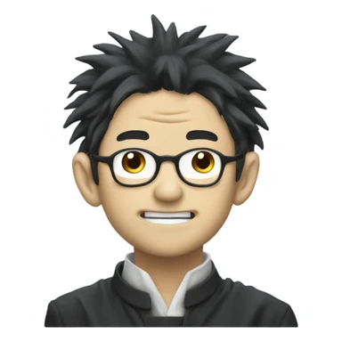 Satoru Gojo troll face sticker