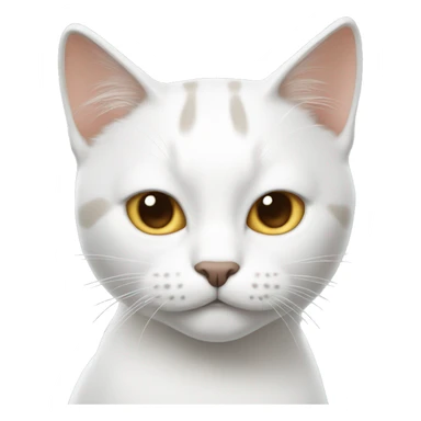 Gato blanca  sticker