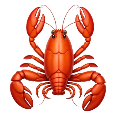  lobster white  sticker